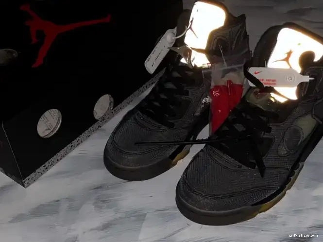 5 CT8480-001 Black Air Off-White x Jordan 0601